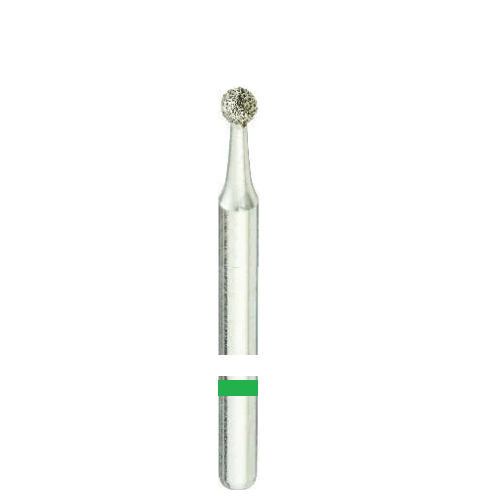 ZDR801/014C High-Strength Ceramic Adjustment and Endo Access Round (COARSE Grit-Green/White Stripe) Diamond