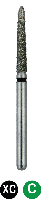 FSLD879K/016 Surgical Diamond MODIFY CHAMFER 25mm Total Bur Length - PK5